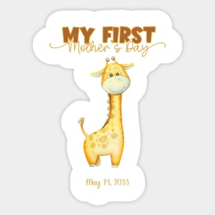 Mother's Day, Baby's First Mother's Day Sticker